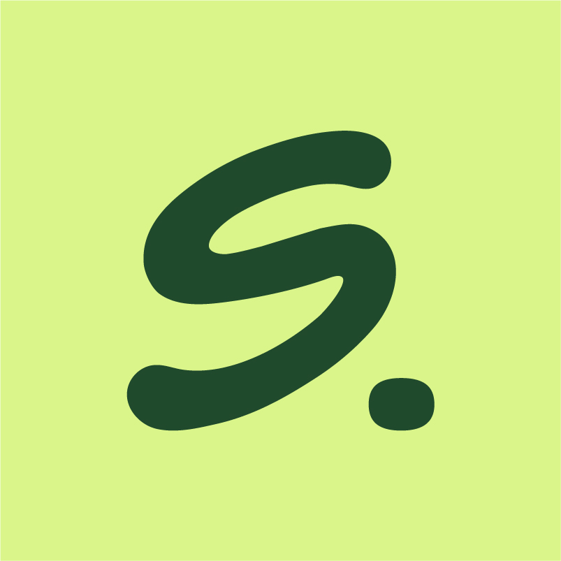 Skindex secondary logo. A dark green S.